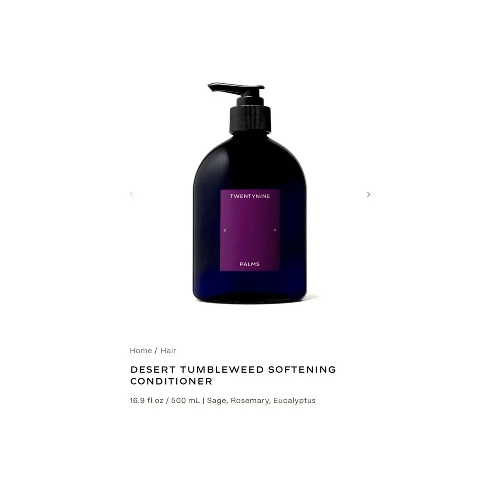 Twentynine Palms Desert Tumbleweed Softening Conditioner 169 Fl‎ Oz 500 ML NEW